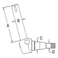 Spindle 882257M92 Fits Massey Ferguson 50E 50F 50H