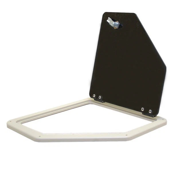 Pontoon Boat Angled Access Hatch - 15 X 15 Inch