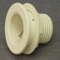 Standard Boat Thru Hull Connector - 1 5/8 Inch Off White Plastic
