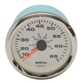 Teleflex Boat 65 MPH Speedometer Gauge 65728SEF - 3 3/8 Inch Premier White