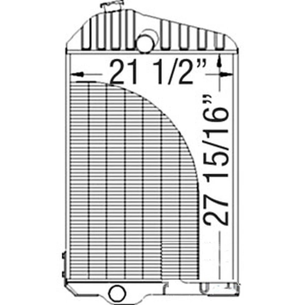 John Deere Radiator 4520 4620 Power Tech Stationary Unit AR43945 AR43947 AR