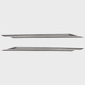 Lowe Boat Graphic Decals 2317177 - Gray Hull Stickers (set of 2)