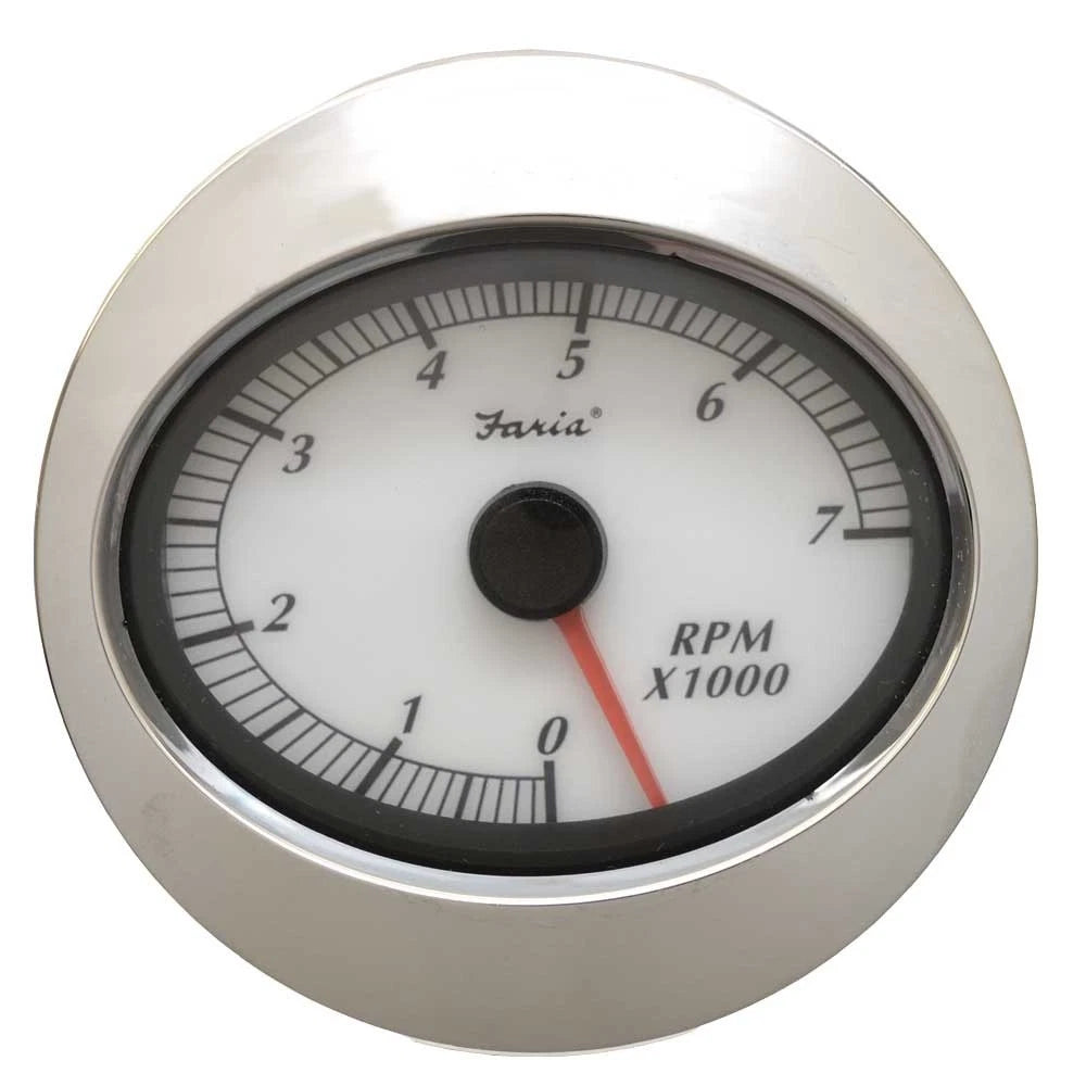 Faria Boat Tachometer Gauge TC5031A - Calypso Mercury 3 1/4 Inch