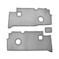 Larson Boat Non-Skid Mat Set 9TA-170421 - Slate Gray Rubber (set of 3)