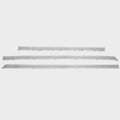 Ranger Boat Graphic Hull Decal 303634 - Metallic Silver Stickers 2017 (set of 3)