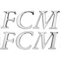 Palm Beach Marine Boat Raised Decal - FCM 2010 Silver (pair)