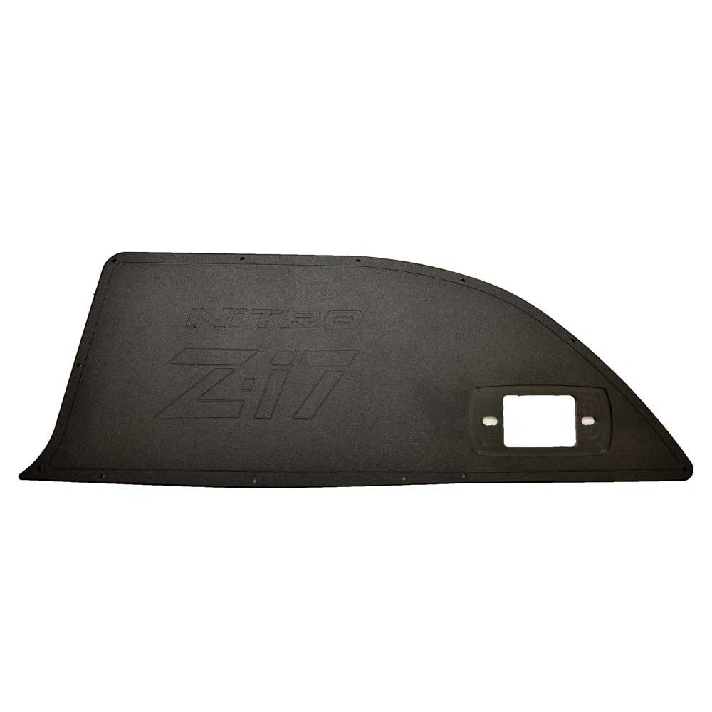 Nitro Z17 Boat Blank Bow Panel 184234 - Black Starboard