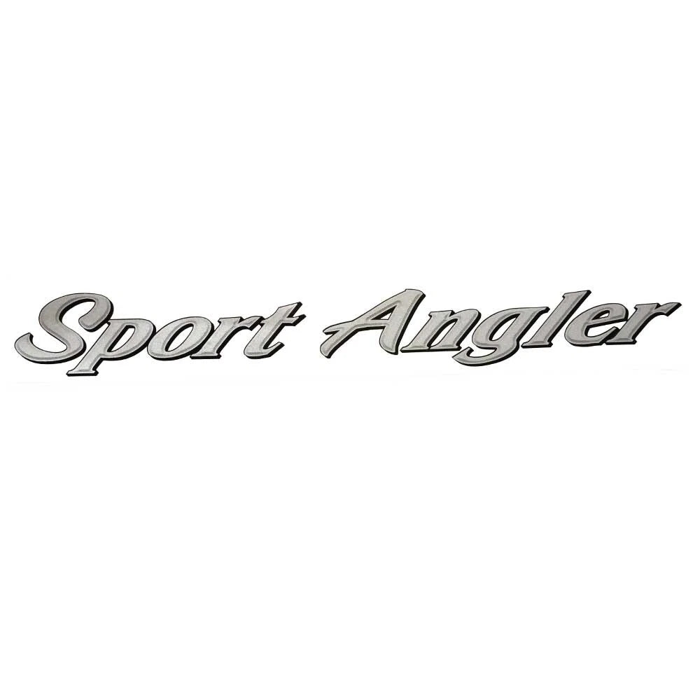 Lund Boat Model Decal 1986352 - Sport Angler Silver Black Sticker
