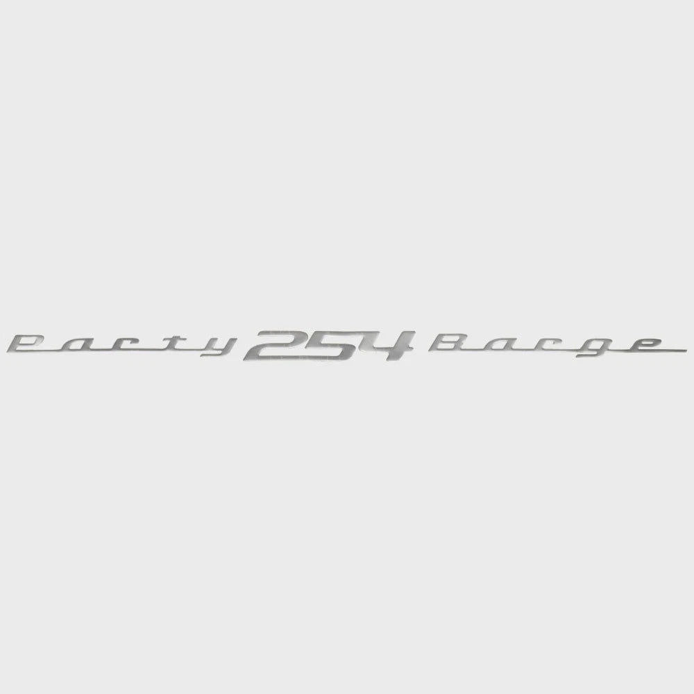 Tracker Boat Raised Brand Decal 171518 - Party Barge 254 Mirrored