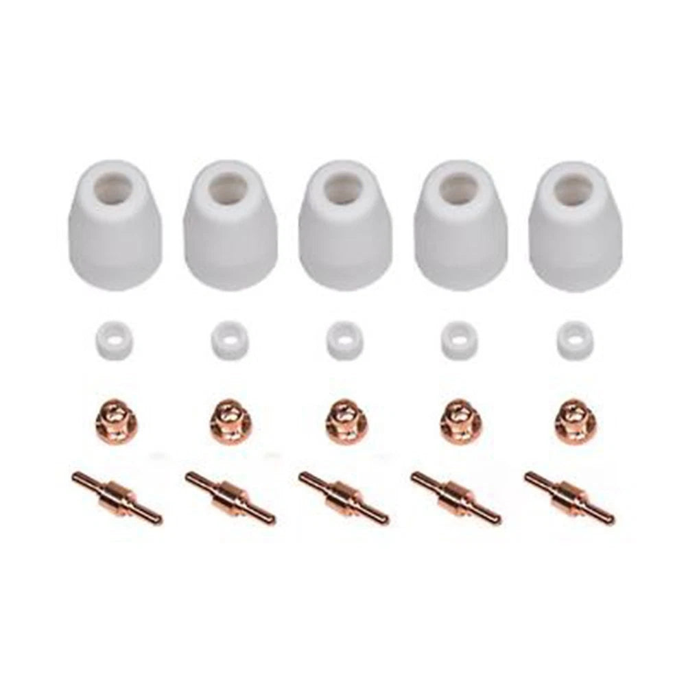 PT31 Plasma Kit Electrode Nozzle Torch Maintenance 20-piece Set for 40 PT31