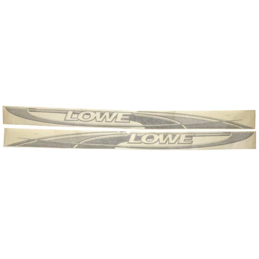 Lowe Boat Main Decal Set 1974033 - 106 X 7 Inch Blue Black White 2PC