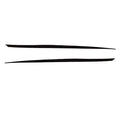 Tracker Boat Decal 165984 - 165985 Black 81 5/8 Inch (set of 2)