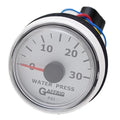 Gaffrig Boat Water Pressure Gauge SCLWPW - 2 Inch White