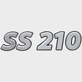 Lowe Pontoon Boat SS 210 Raised Decal 2258091 - Mirrored Silver Sticker