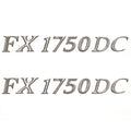 Larson Boat Raised Decal 8626-3114-00 - FX 1750 DC Sharpline (pair)