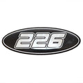 Crownline Boat Raised Decal 40167 - 226 Black