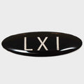 Larson Boat Raised Steering Wheel Decal 14.02247 - LXI Emblem Sticker