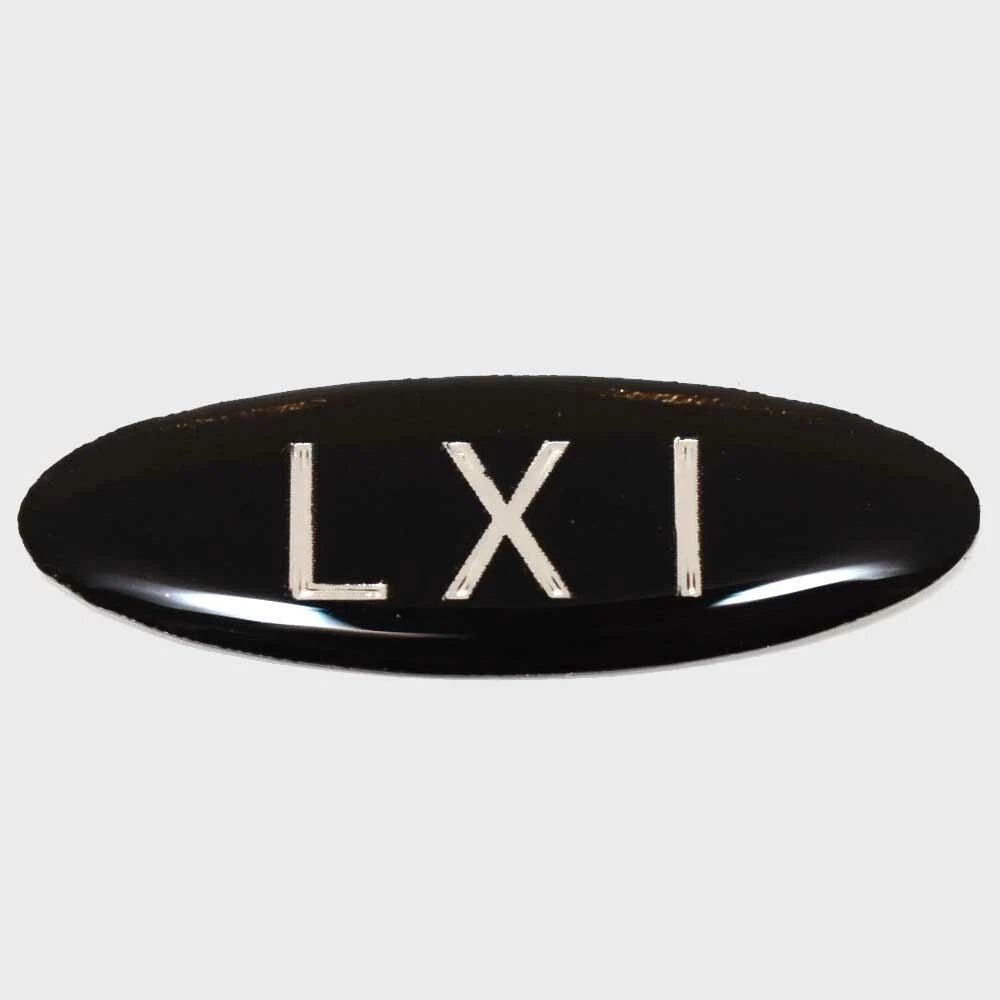Larson Boat Raised Steering Wheel Decal 14.02247 - LXI Emblem Sticker