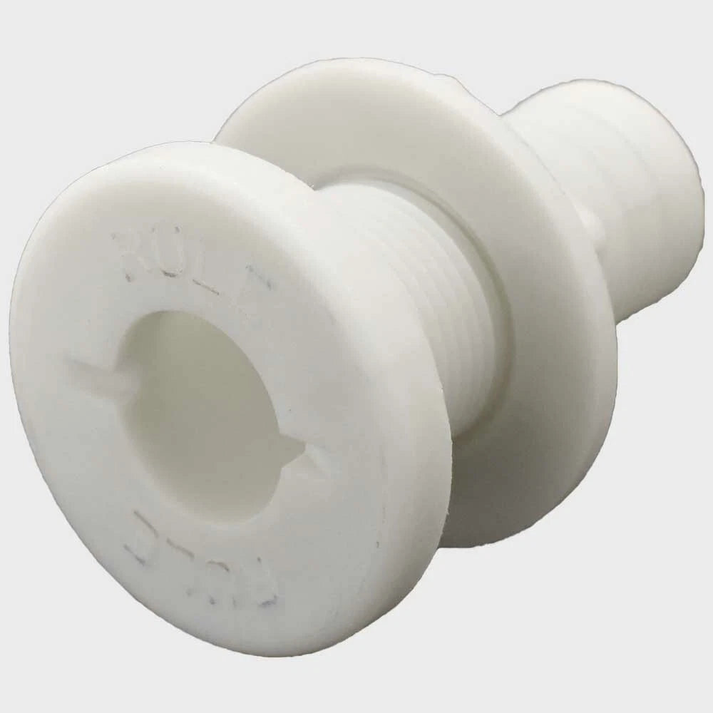Rule Boat Thru Hull Model 60 - 1 1/8 Inch OD White Plastic