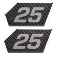 MasterCraft Boat Decal 7502023 - 2014 X25 Black Gray (set of 2)