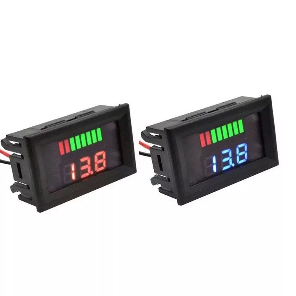 12V-72V Car Marine Motorcycle LED Digital Voltmeter Voltage Meter Battery Gauge