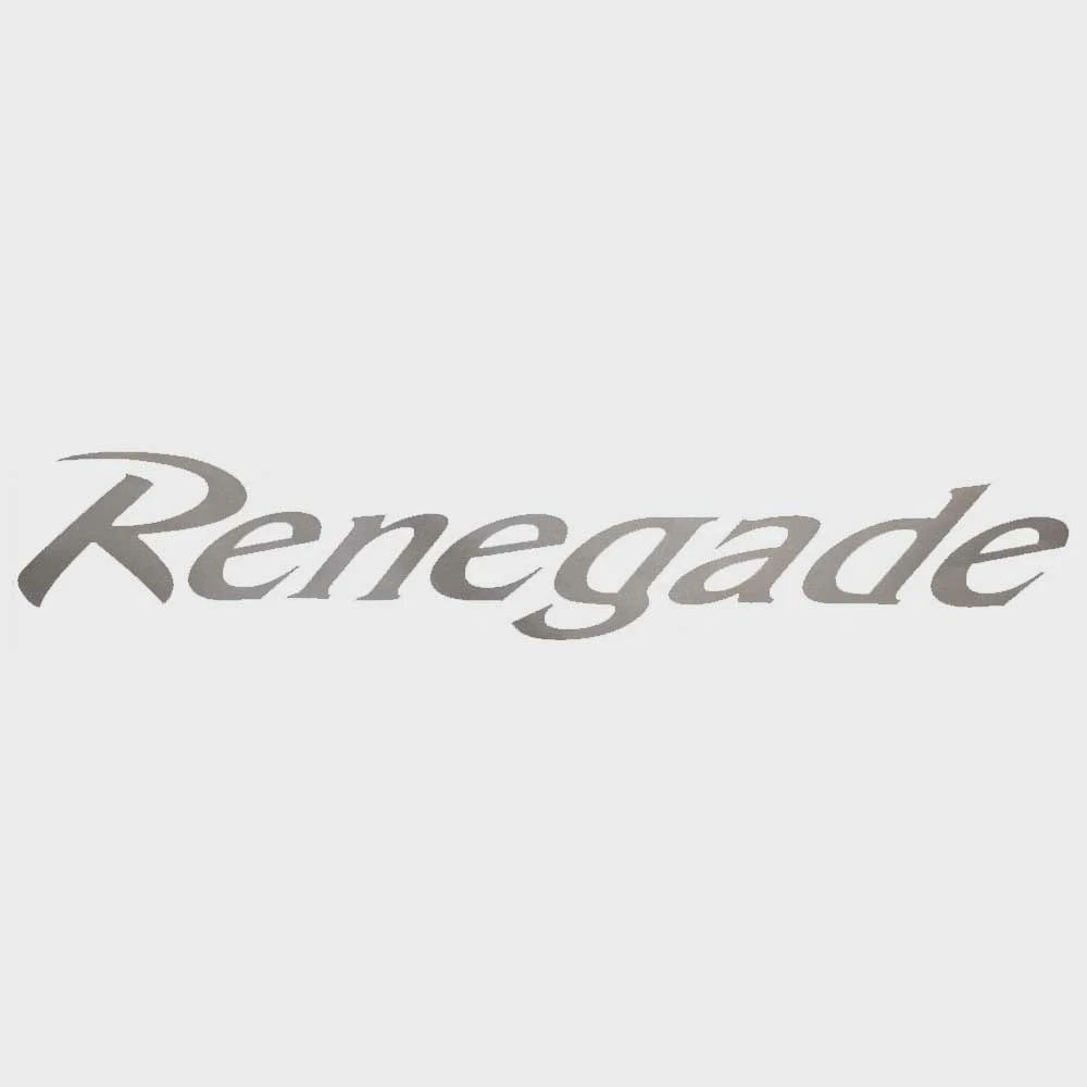 Lund Boat Brand Decal 2244037 - Renegade Metallic Silver 13 X 2 1/2 in