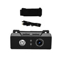2 in 1 Head-mounted Action Camera 1080P HD Outdoor Camcorder with LED Light