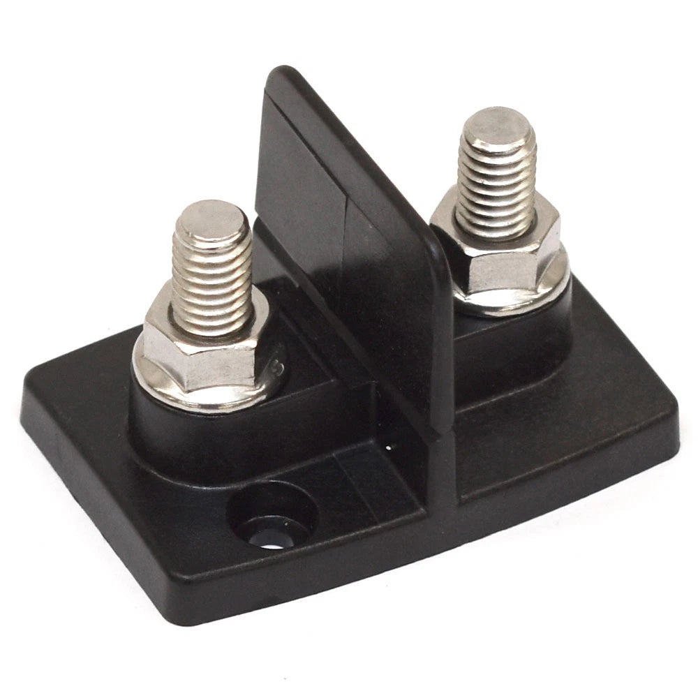 Monterey Boat Studded Bus Bar - 3/8 Inch Black Plastic
