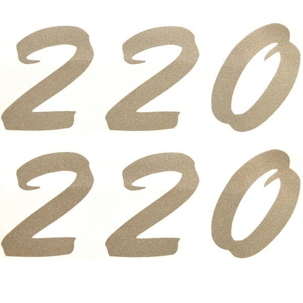 Pontoon Boat 220 Decal Stickers - Palm Beach (pair)