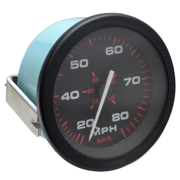 Teleflex Boat Speedometer Gauge 57899T - Amega 3 1/4 Inch Black