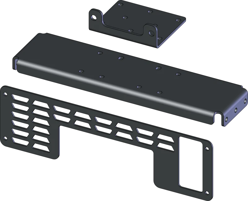 KFI 05-09 Polaris Ranger Wide Kit Winch Mount