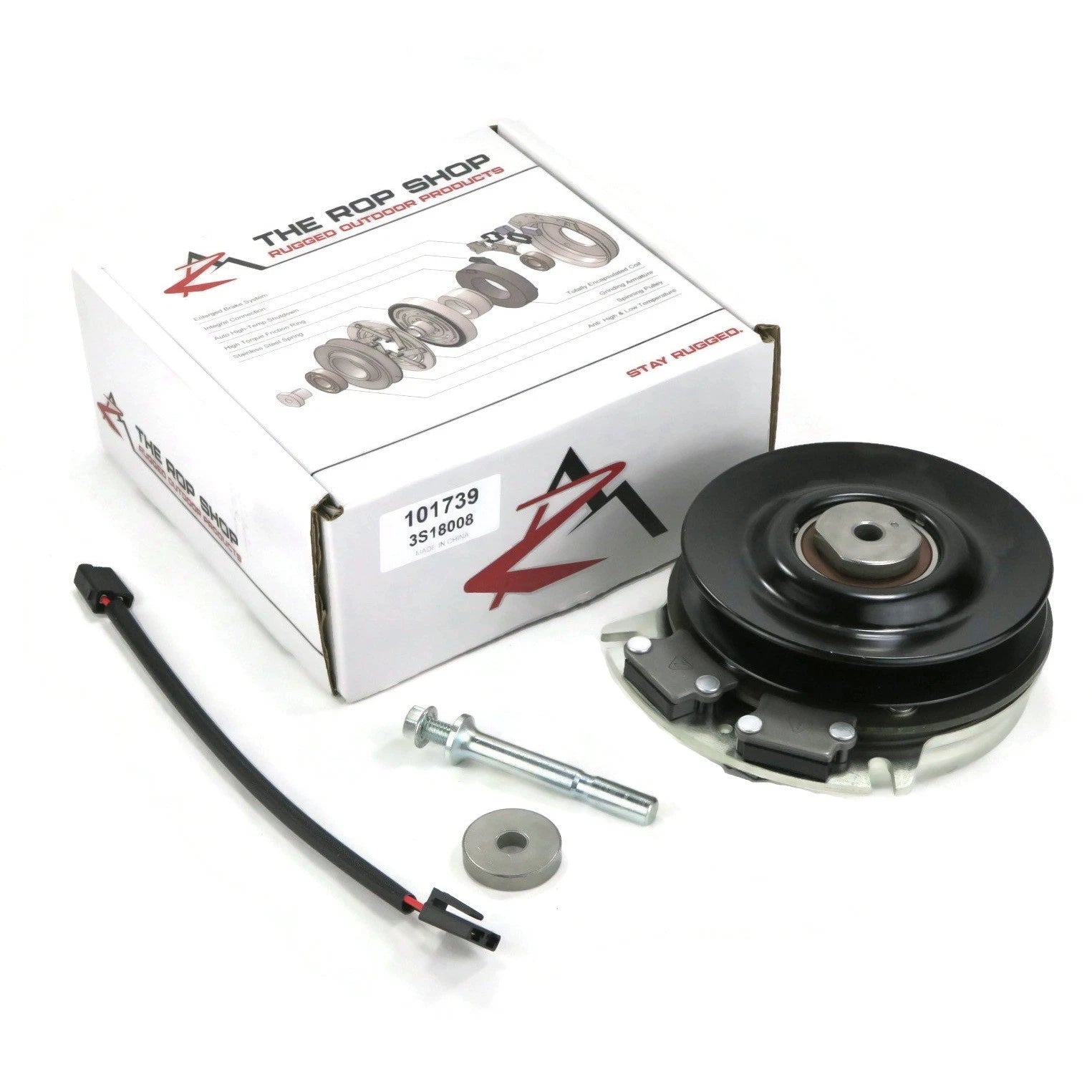 Electric PTO Clutch Replacement Fits Wright Mfg. 48", 52" & 61" Lawn Mowers