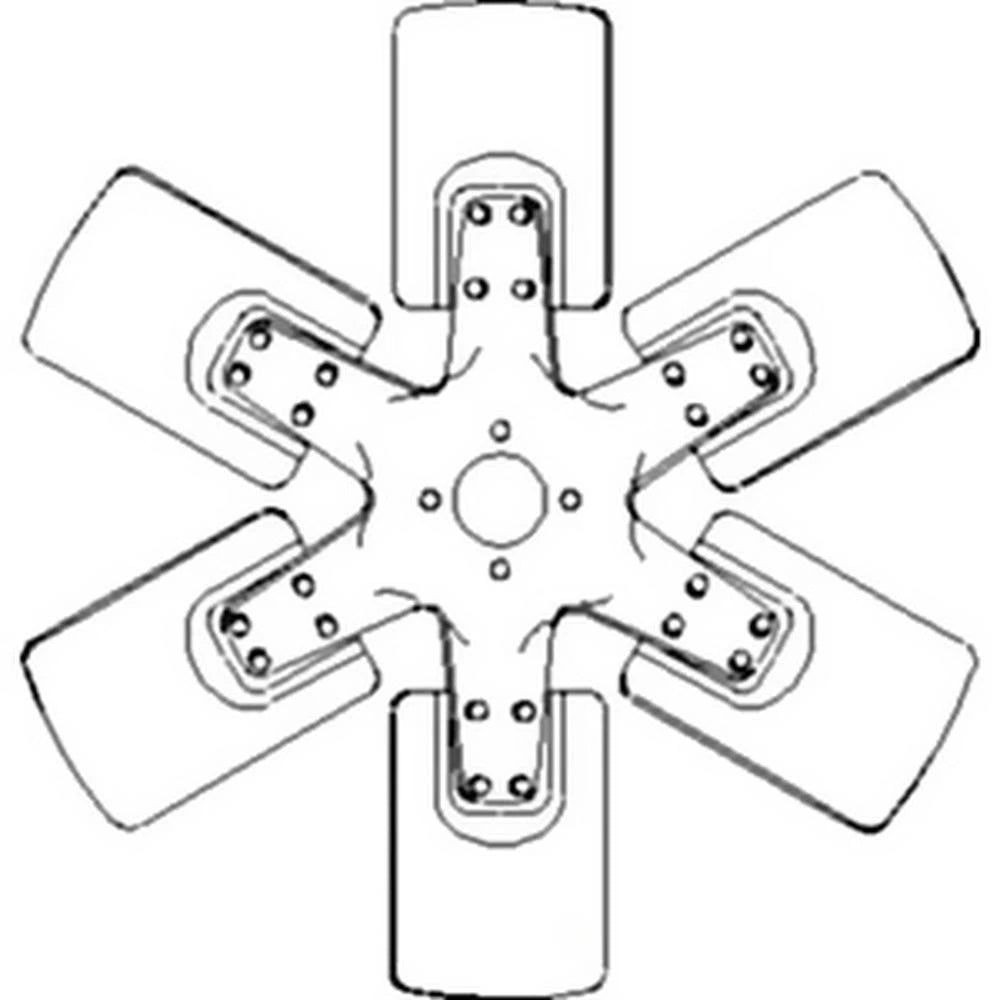 Fan 530177M1 Fits Massey Ferguson 1085 285