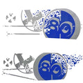 MasterCraft Boat Graphic Decal 750295 - X80 Mediterranean Blue (2 PC)