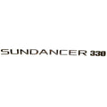 Sea Ray Boat Raised Model Decal 2246436 - Sundancer 330 Chrome Sticker