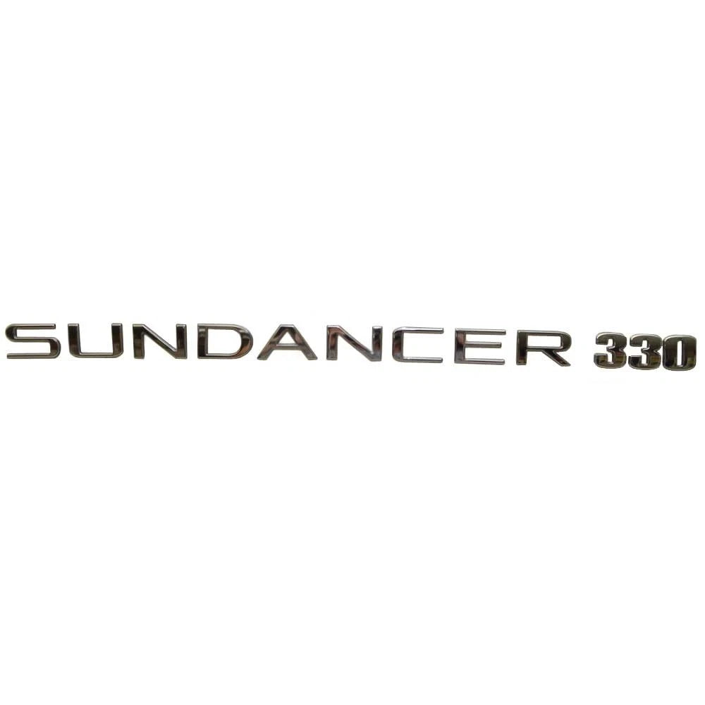 Sea Ray Boat Raised Model Decal 2246436 - Sundancer 330 Chrome Sticker