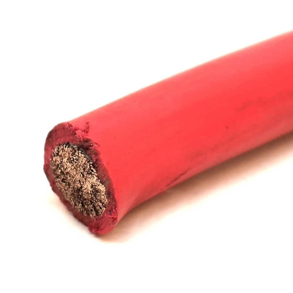 Dearborn Boat Battery Cable DWRE087 - 1/0 AWG Red Tinned Copper (FT)