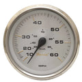 Faria Boat Speedometer Gauge SE9870A - Kronos Silver 3 1/4 Inch