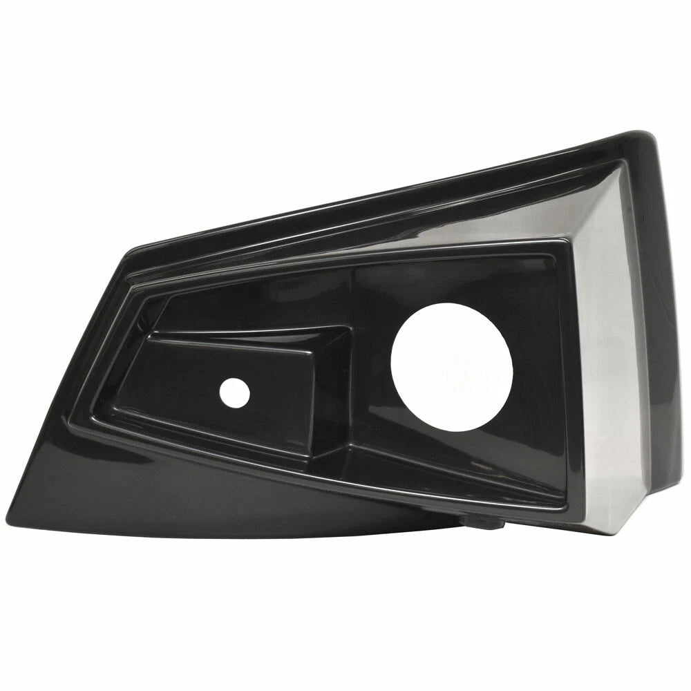 Tracker Boat Blank Speaker Side Panel - with LED Light Black Plastic