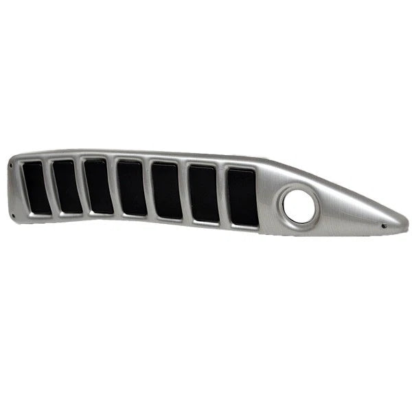 Centurion Boat Blank Switch Panel - Brushed Gray Plastic
