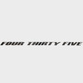 Sea Ray Boat Raised Decal 3318101 - Four Thirty Five Black 23 Inch