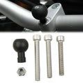 Handlebar Motorcycle Clamp with 1 Ball and M/8 Screws for RAM-B-367U Mount