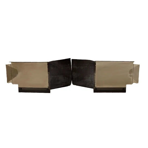 Triumph Boat Transom Splash Guards 7206-1210 - Plexiglass (set of 2)
