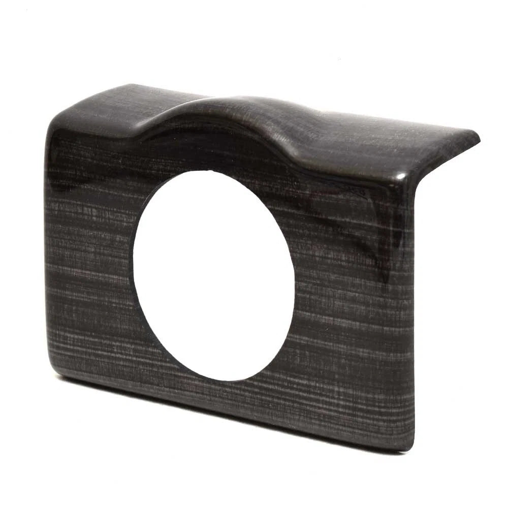 Lund Boat Blank Gauge Panel 2249687 - 6 5/8 Inch Black Faux Woodgrain