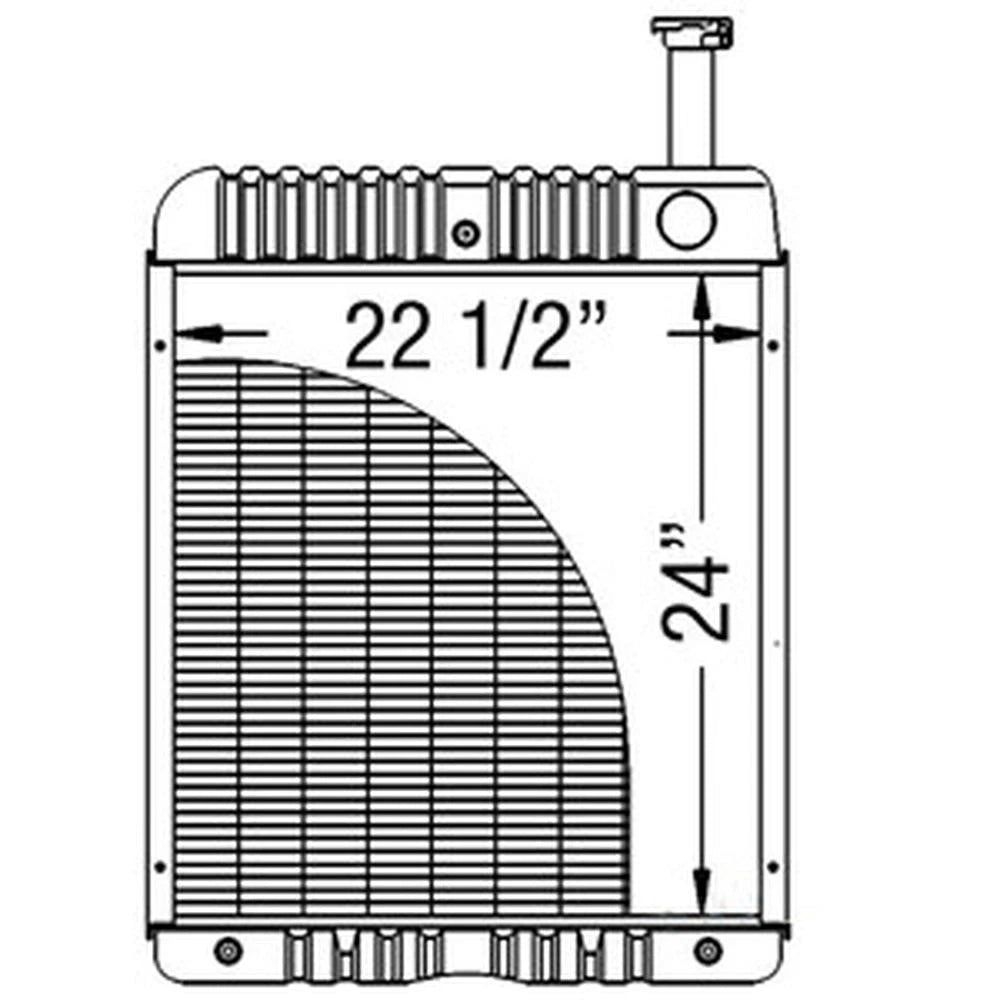 Radiator Fits Case/Internati Onal Harvester Models