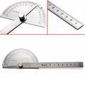For Sae Protractor 0-180° Rotary Angle Finder-Stainle Ss Steel Machinist Ruler