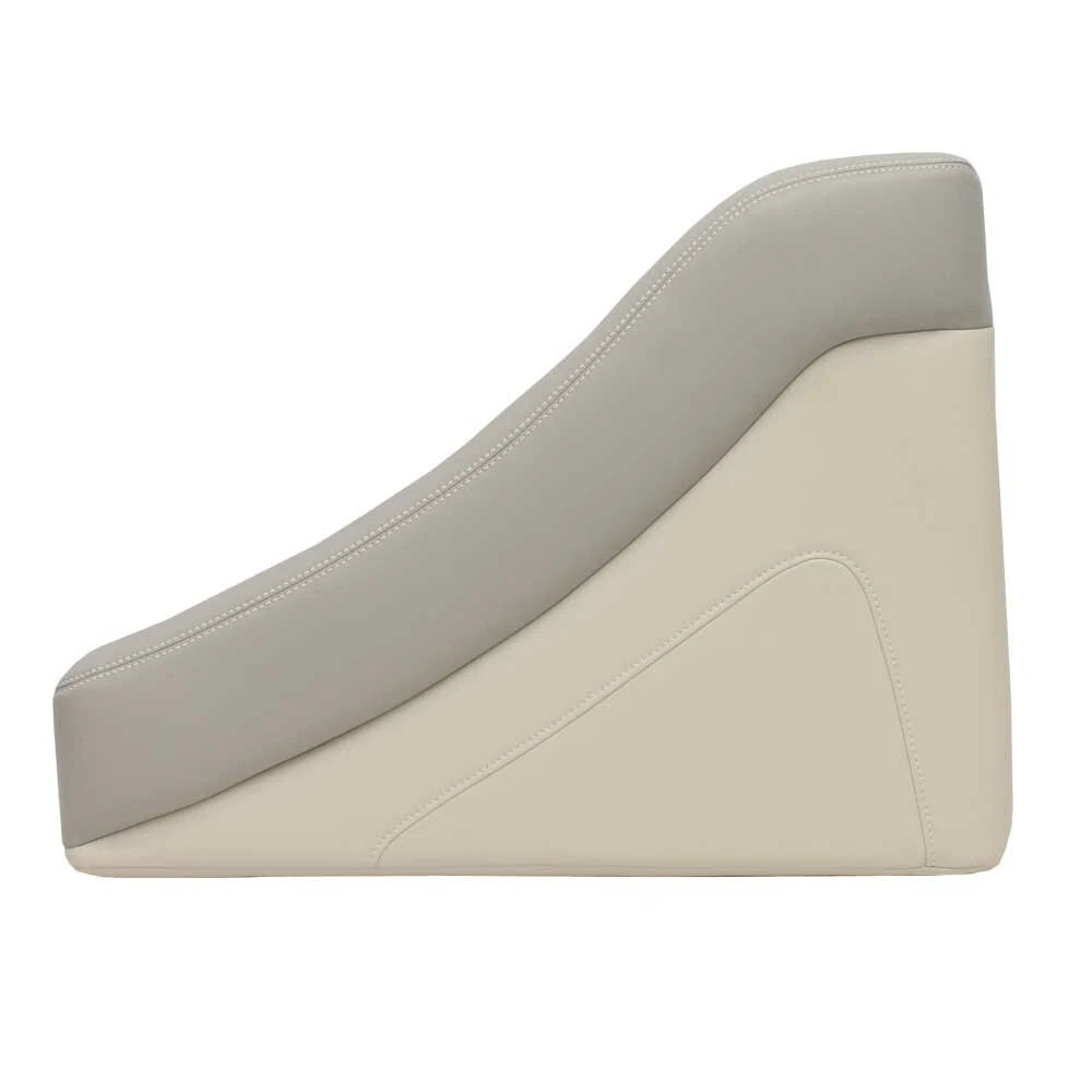 Scout Boat Aft Bow Cushion UH4093 - 355 LXF Beige - Light Gray Vinyl
