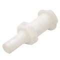 Perko Boat Straight Thru Hull 0301DP4 - Chaparral 1/2 Inch Barbed White