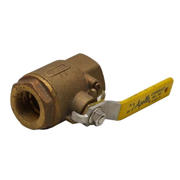 Apollo Boat Seacock Valve 77-146-A9 - Rinker 1 1/4 Inch Brass