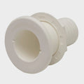 TH Marine Boat Straight Thru Hull TH-1502-B - 1 1/2 Inch Plastic White